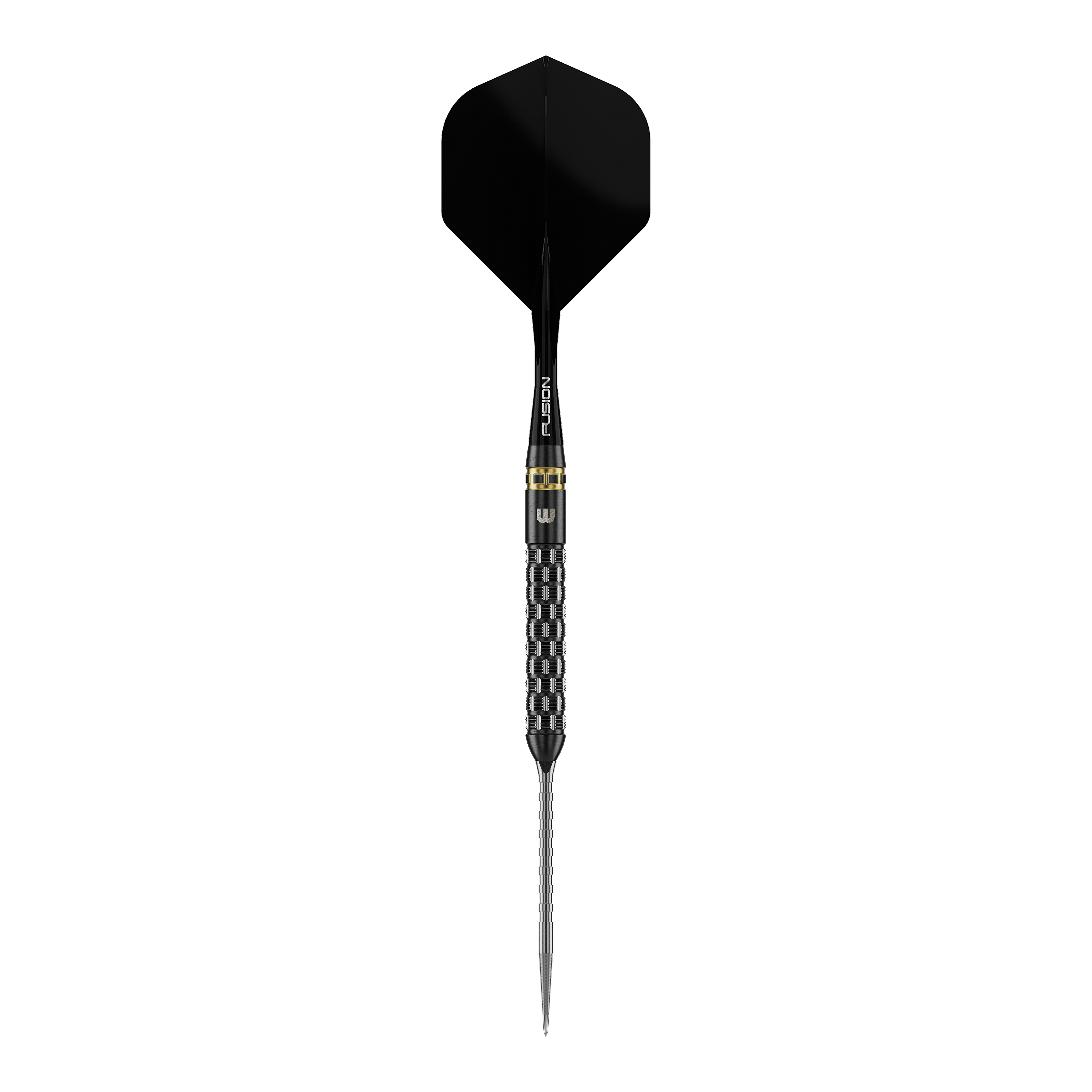 Auf dem Bild sind Winmau Gian Van Veen TS-PRO Switch Point Steeldarts dargestellt. Die Darts liegen nebeneinander und heben sich gut vom Hintergrund ab.