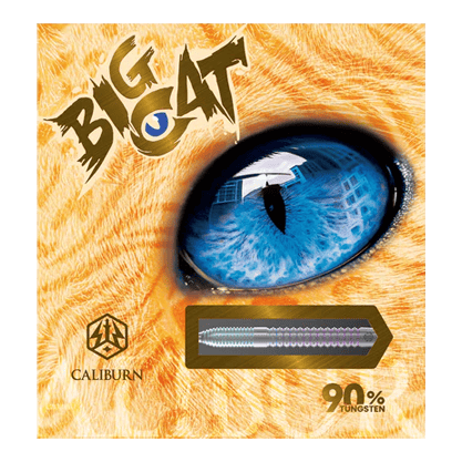 Dardos de acero Caliburn Big Cats Ocelot Caliburn Big Cats Ozelot Steeldarts mit einem Gewicht von 23g. Das Bild zeigt die Steeldarts aus einer anderen Perspektive.