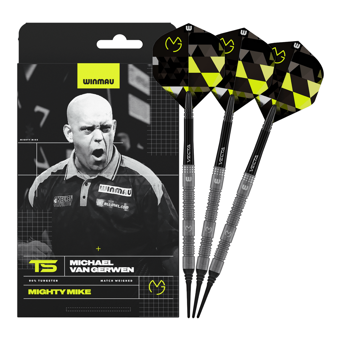 Dardos blandos Winmau Michael Van Gerwen TS - 18 g