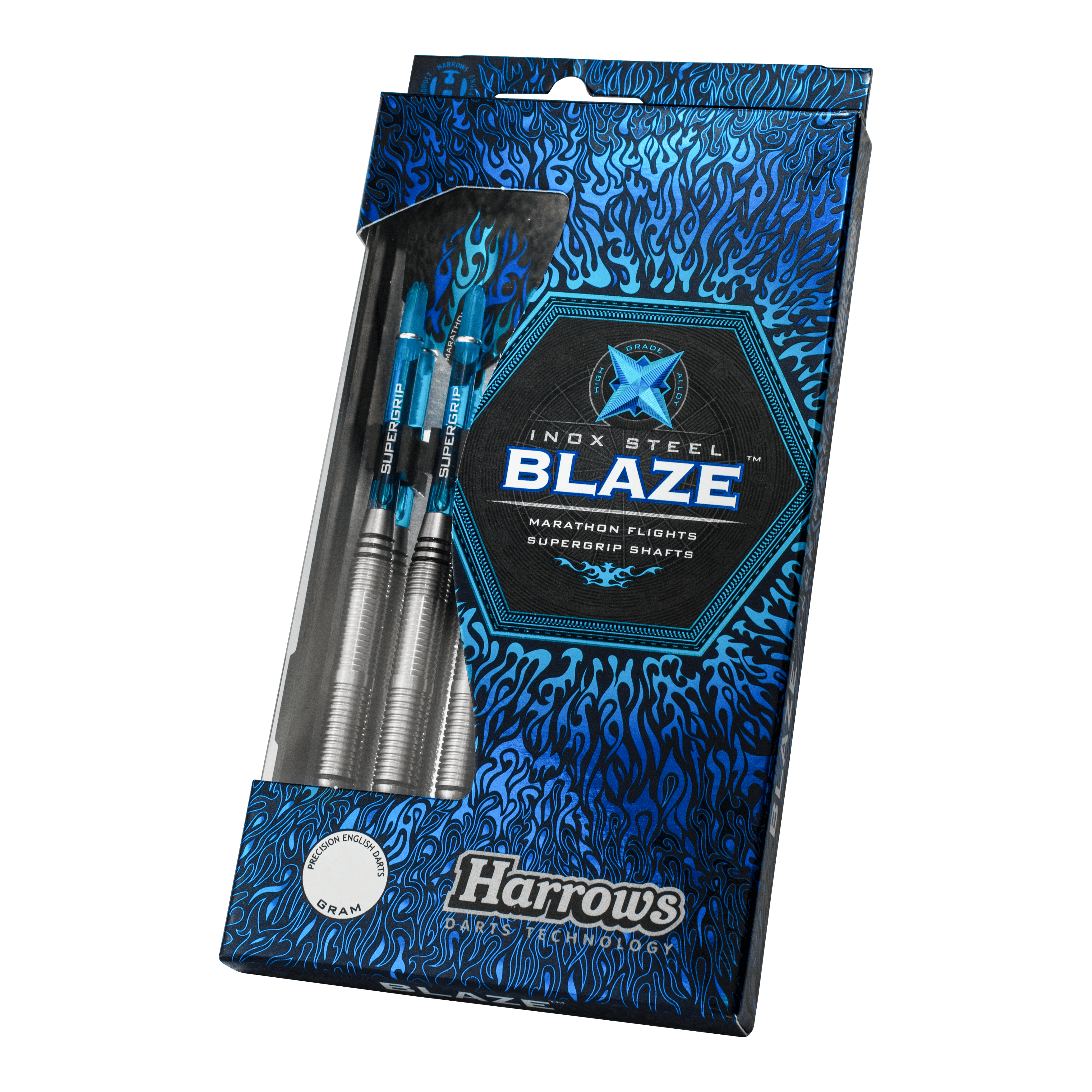 Dardos de acero Harrows Blaze Style A