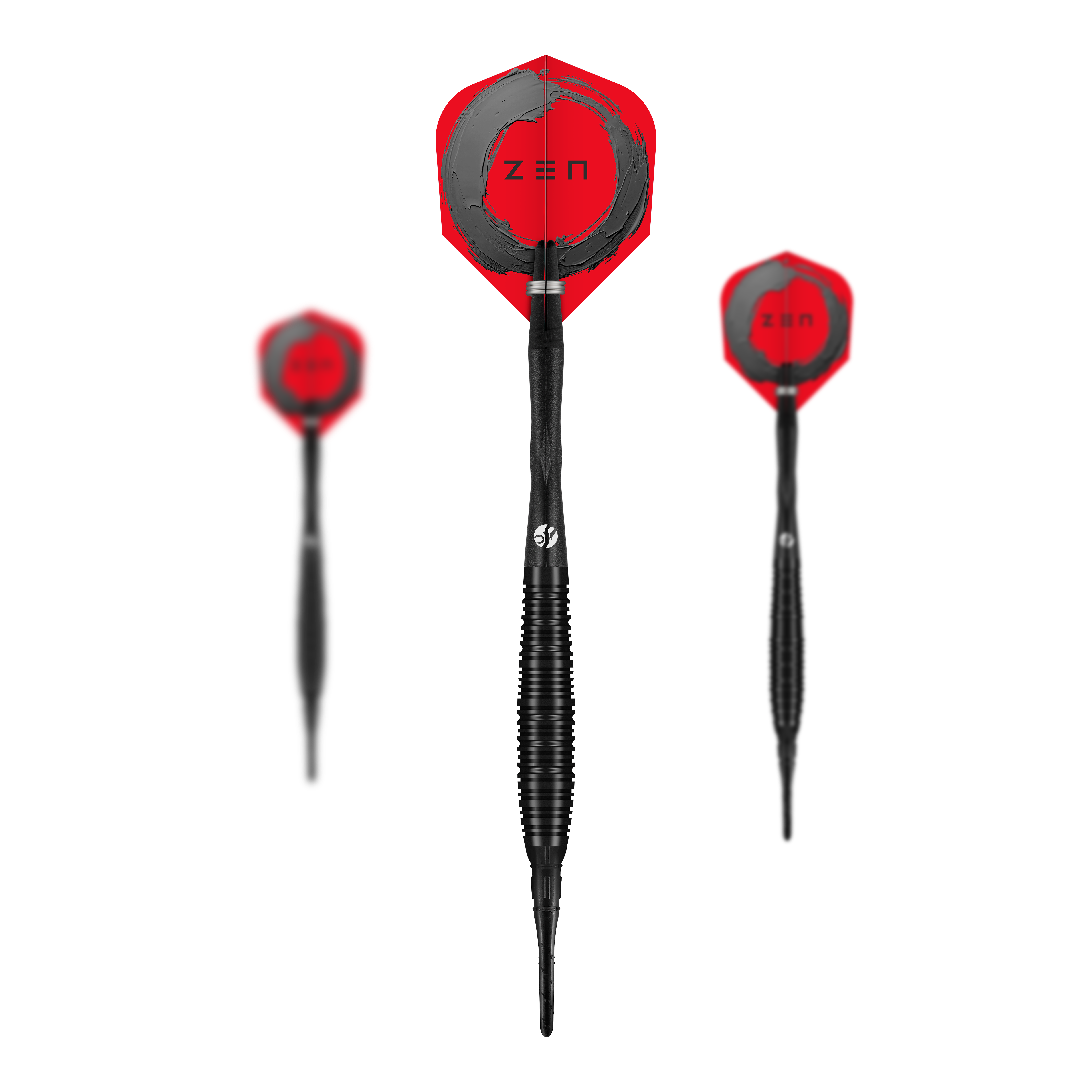 Dardos blandos Shot ZEN Bomber - 20 g Das Bild zeigt das Set der Shot ZEN Bomber Softdarts - 20g. Es handelt sich um hochwertige Softdarts für den professionellen Einsatz.