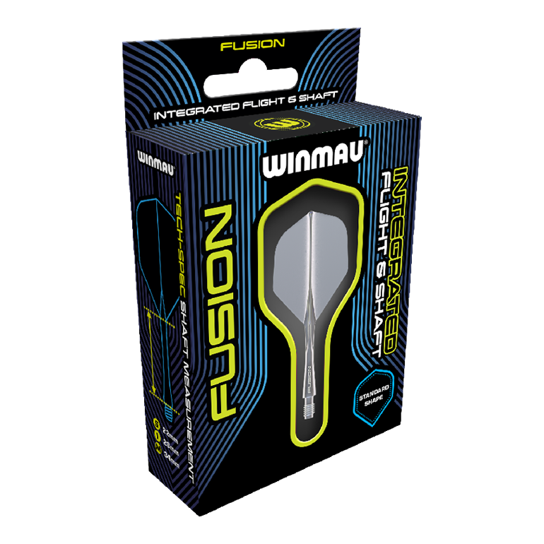 Winmau Fusion Flight Shaft System Estándar Ahumado