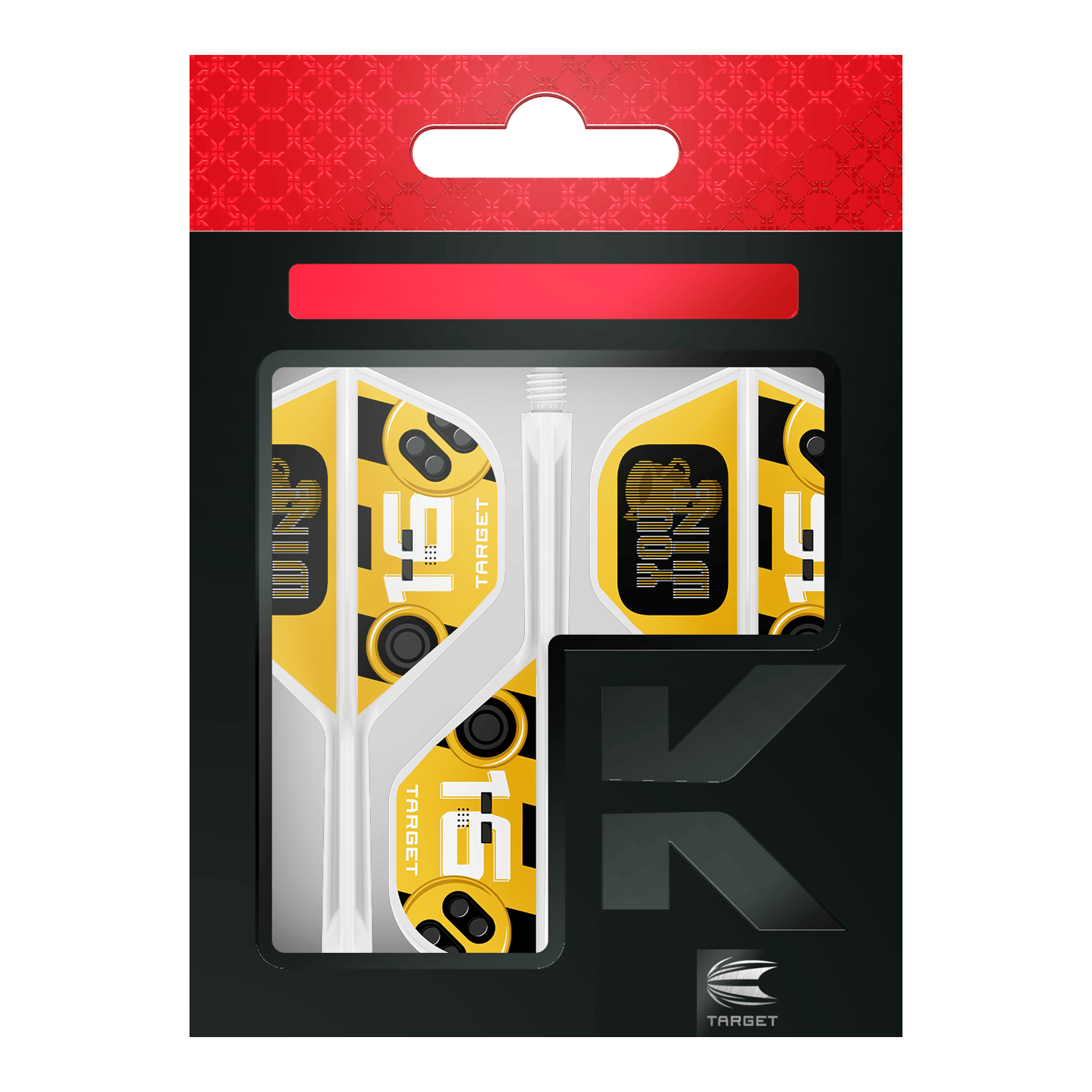 Target K-Flex Gana No. 2 Vuelos estándar Abgebildet sind Target K-Flex You Win No2 Standard Flights. Diese Flights zeichnen sich durch ihre Standardform und hohe Qualität aus.