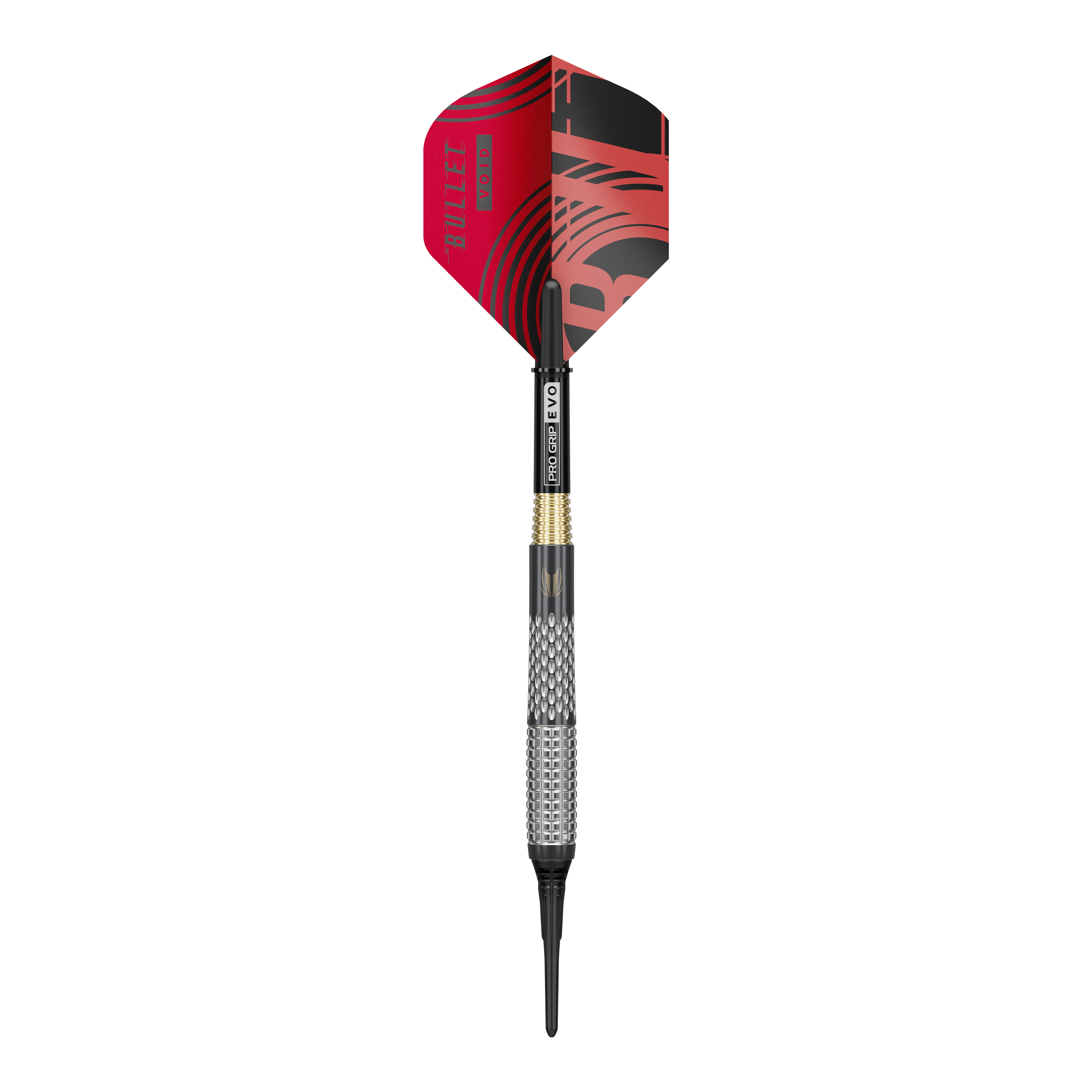 Dardos blandos Target Stephen Bunting GEN5 Void - 18 g Target Stephen Bunting GEN5 Void Softdarts - 18g Darts werden dargestellt. Das Bild zeigt das Design und die Details dieser Softdarts.