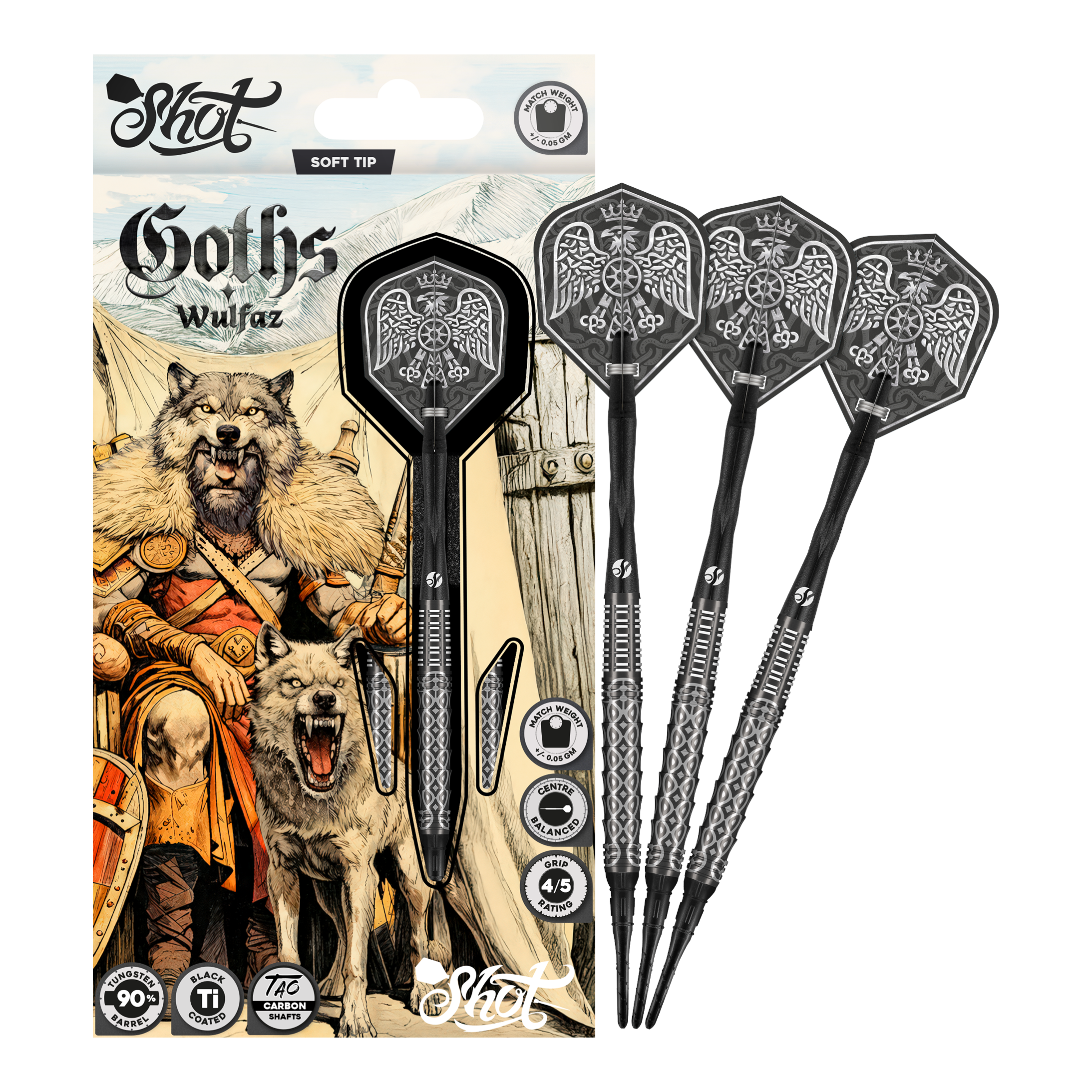 Dardos blandos Shot Goths Wulfaz - 20 g