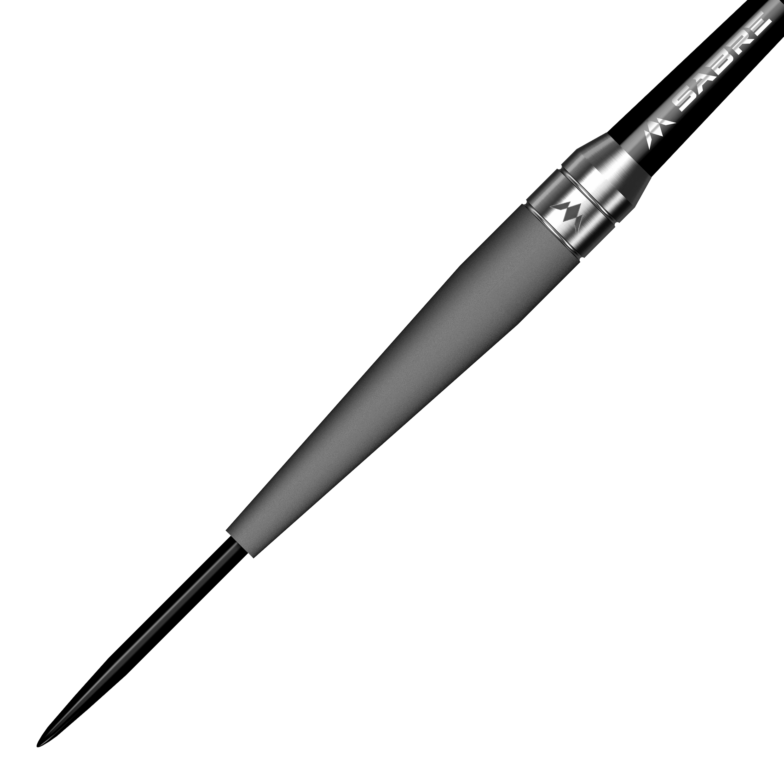 Dardos de acero Mission Saturn Titan Das Bild zeigt einen Mission Saturn Titan Steeldart. Der Dartpfeil hat eine schlanke, metallische Spitze und einen matten Schaft.