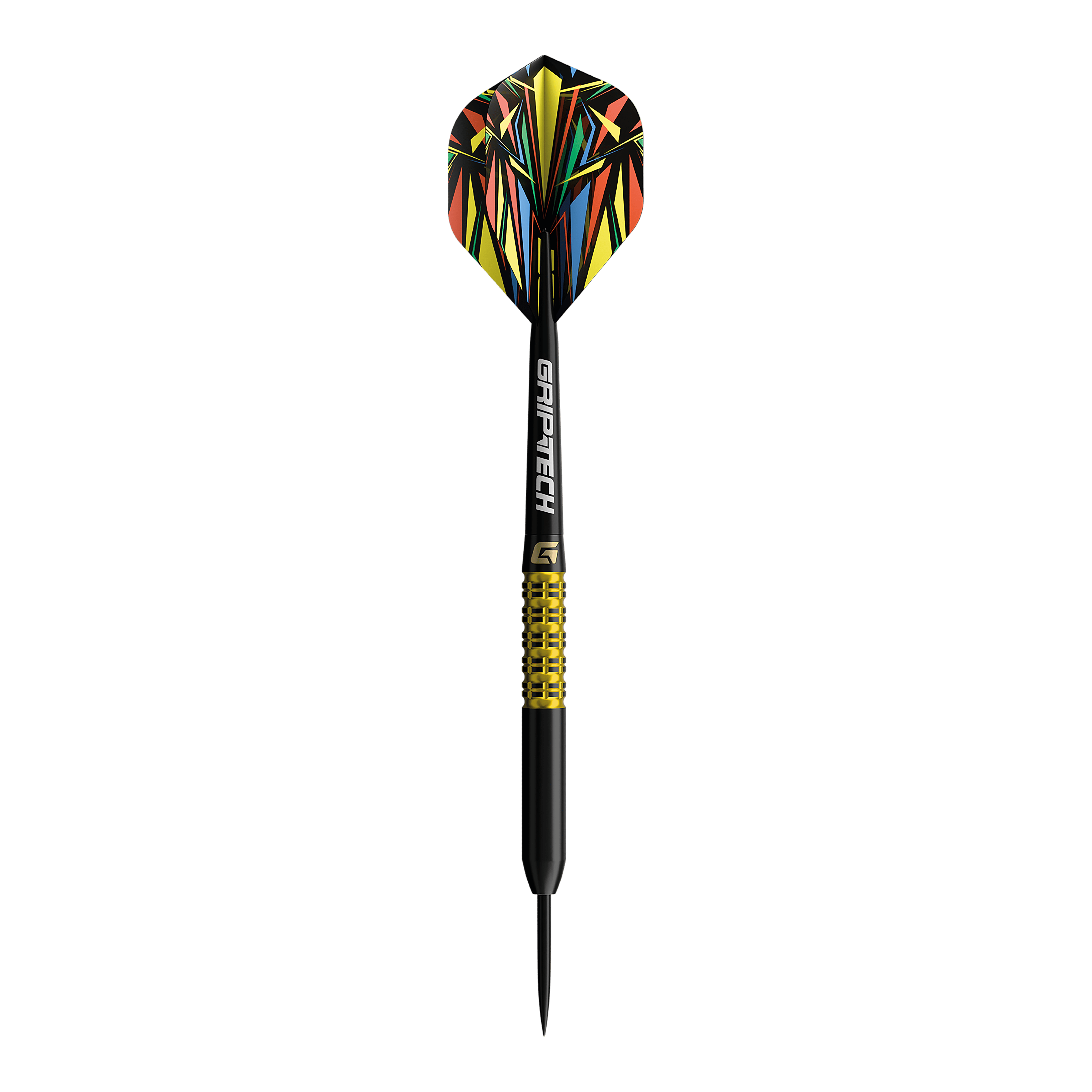 Dardos de acero de tungsteno amarillo GOAT Athlete Zu sehen ist ein gelber Tungsten-Steeldart. Die Bezeichnung im Dateinamen lautet 'GD7000770 GOAT Athlete Yellow Tungsten Steeldarts 1'.