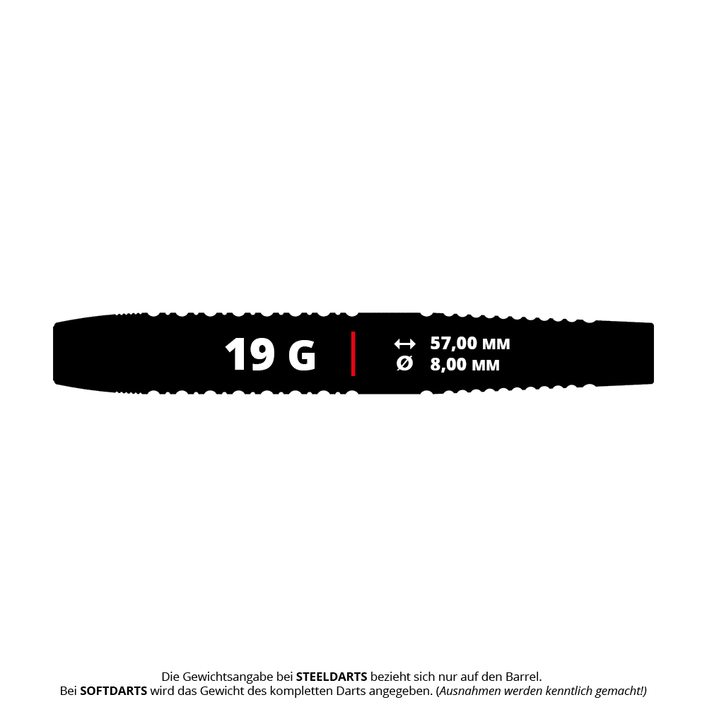 Dardos blandos de latón Target Luke Littler - 19 g Auf dem Bild sind die Target Luke Littler Brass Softdarts - 19g abgebildet. Diese Softdarts sind ideal für Dartspieler und Fans von Luke Littler.