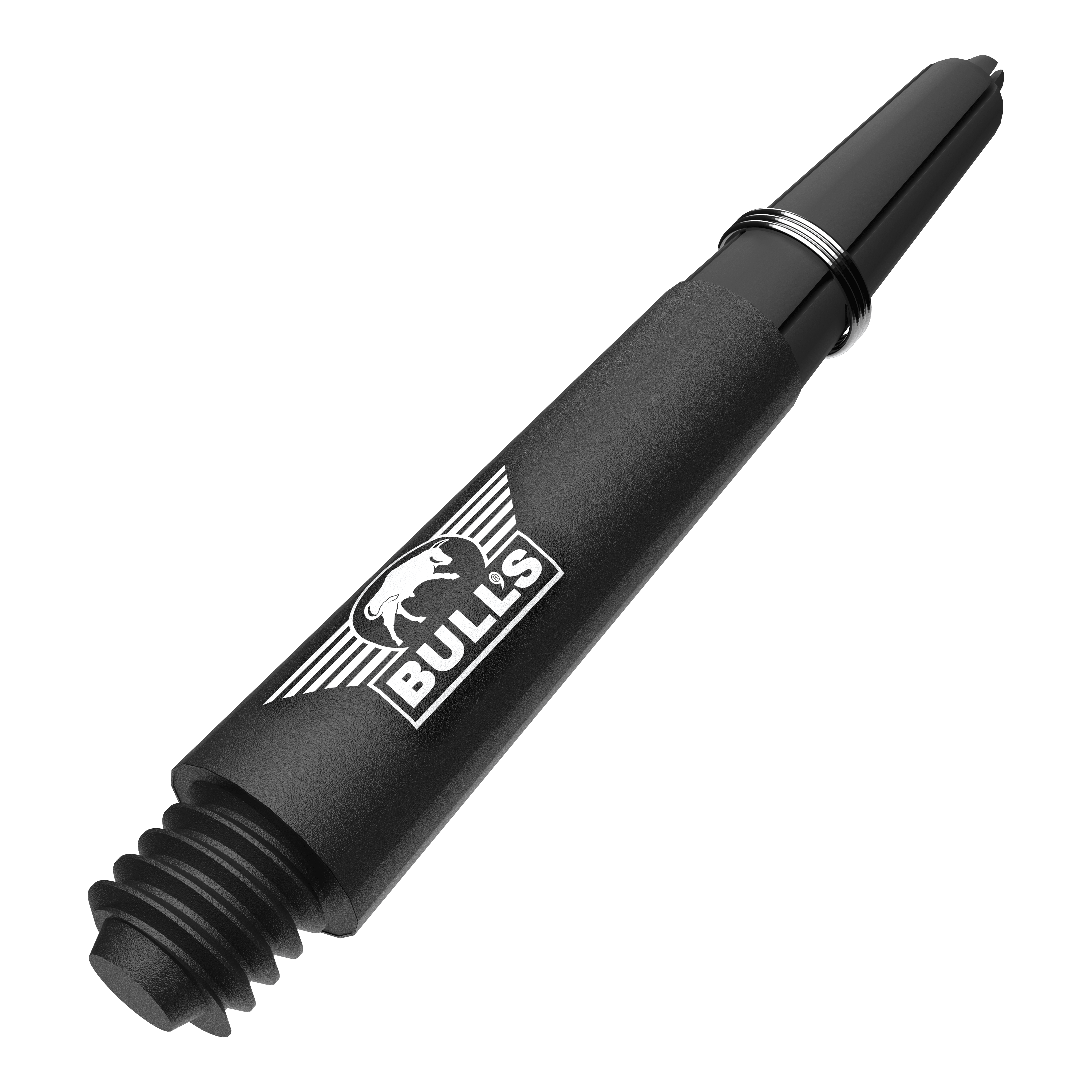 Ejes de carbono Bulls NL Capo - Negro Ein Bild mit dem Dateinamen BU55340_BullsNL_Capo_Carbon_Shafts_Schwarz_Short_34mm_2. Abgebildet ist wahrscheinlich ein zweiter kurzer schwarzer Carbon-Shaft für Darts.