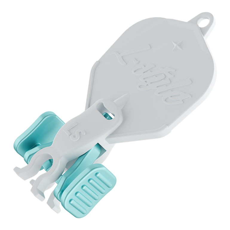 Hier ist das L-Style L-System Key-2 Flight Shaft Remover Tool abgebildet. Das Werkzeug wird verwendet, um Flights und Shafts bei Darts zu entfernen.