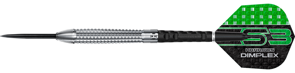 Dardos de acero cónicos Harrows Dimplex S3