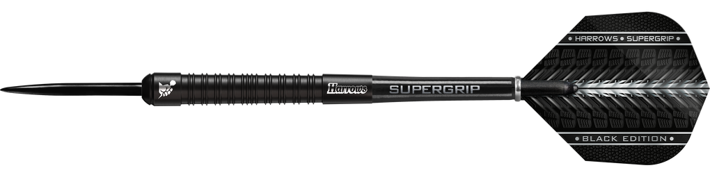 Dardos de acero Harrows Supergrip Black Edition
