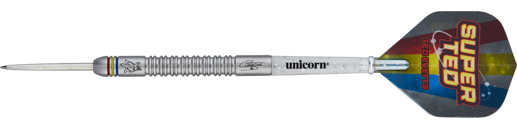 Dardos de acero Unicorn Contender Ted Evetts Fase 2 - 23 g