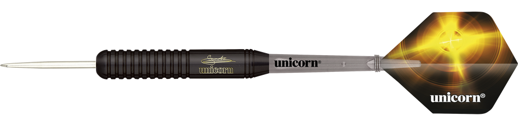 Dardos de acero Unicorn Black Brass Gary Anderson V2