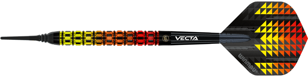 Dardos blandos paralelos Winmau Firestorm Flame - 20 g