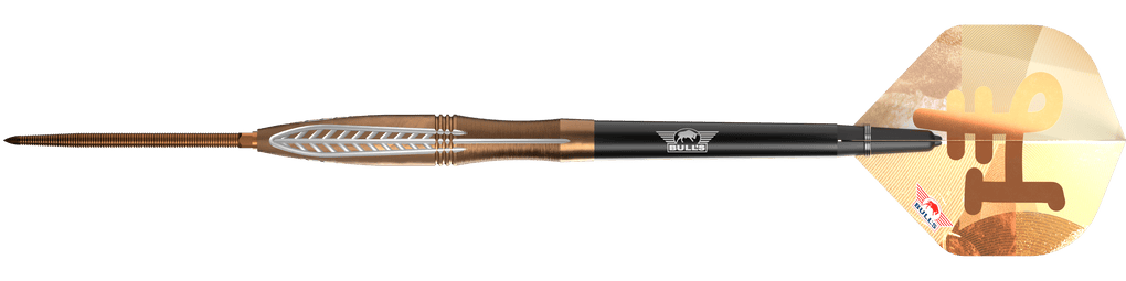 Dardos de acero convertibles Bulls NL Bronzo Flux