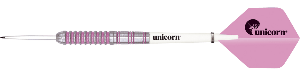 Dardos de acero con autógrafos de unicornio