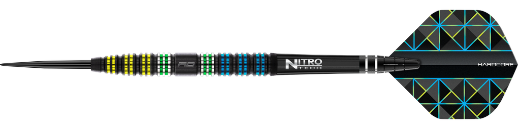 Dardos Red Dragon Dragonfly 95 de acero cónico negro