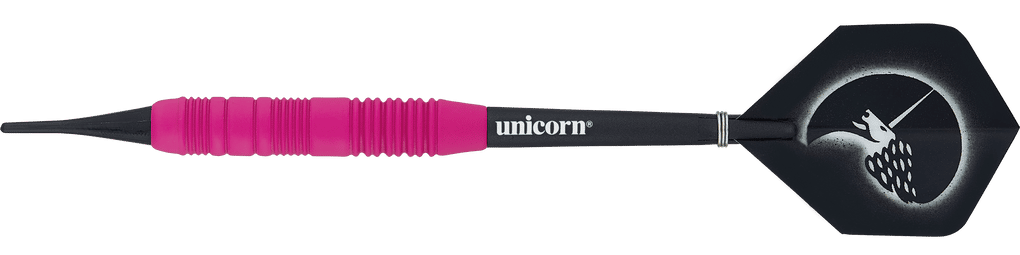 Dardos blandos de goma Unicorn Core Plus rosa - 19 g