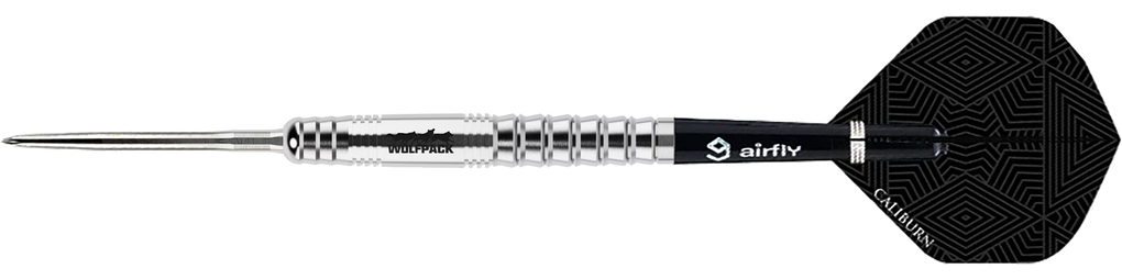 Dardos de acero Caliburn Wolfpack W6 - 22 g