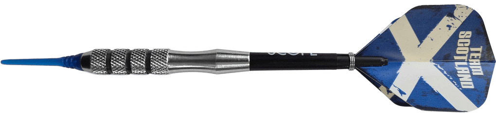 Dardos blandos de latón con la Cruz Escocesa de McDart - 18 g