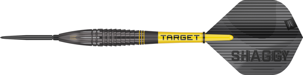 Dardos de acero Target Scott Williams Shaggy Black Swiss Point