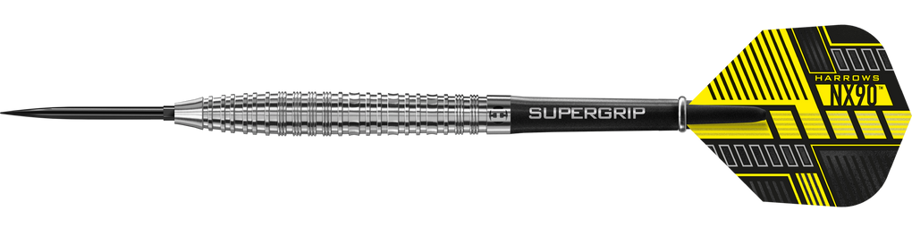 Dardos de acero de punta rápida cónica Harrows NX90