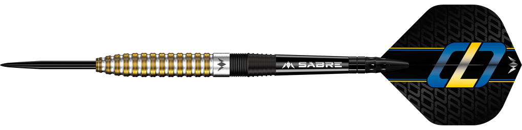 Dardos de acero Mission Oskar Lukasiak con PVD en oro negro - 22 g