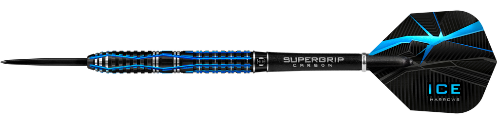 Dardos de acero recortados Harrows Ice