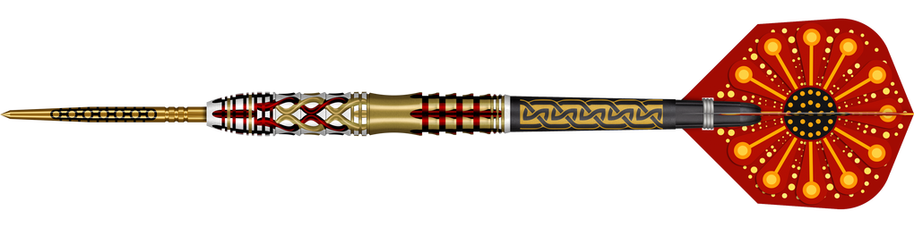 Dardos de acero Shot Goths Alaric Turbo Point - 23 g