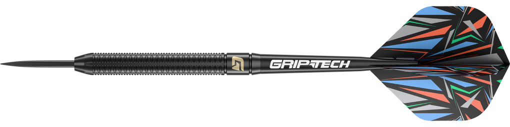 Dardos de acero GOAT Athlete de latón negro - 13 g