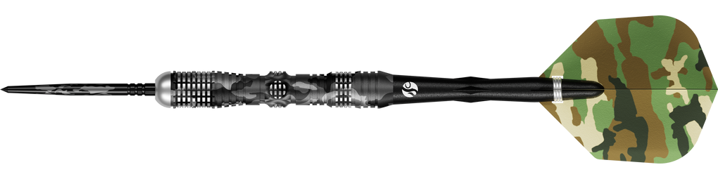 Dardos Steeldarts Shot Camo Longshot Turbo Point - 23 g