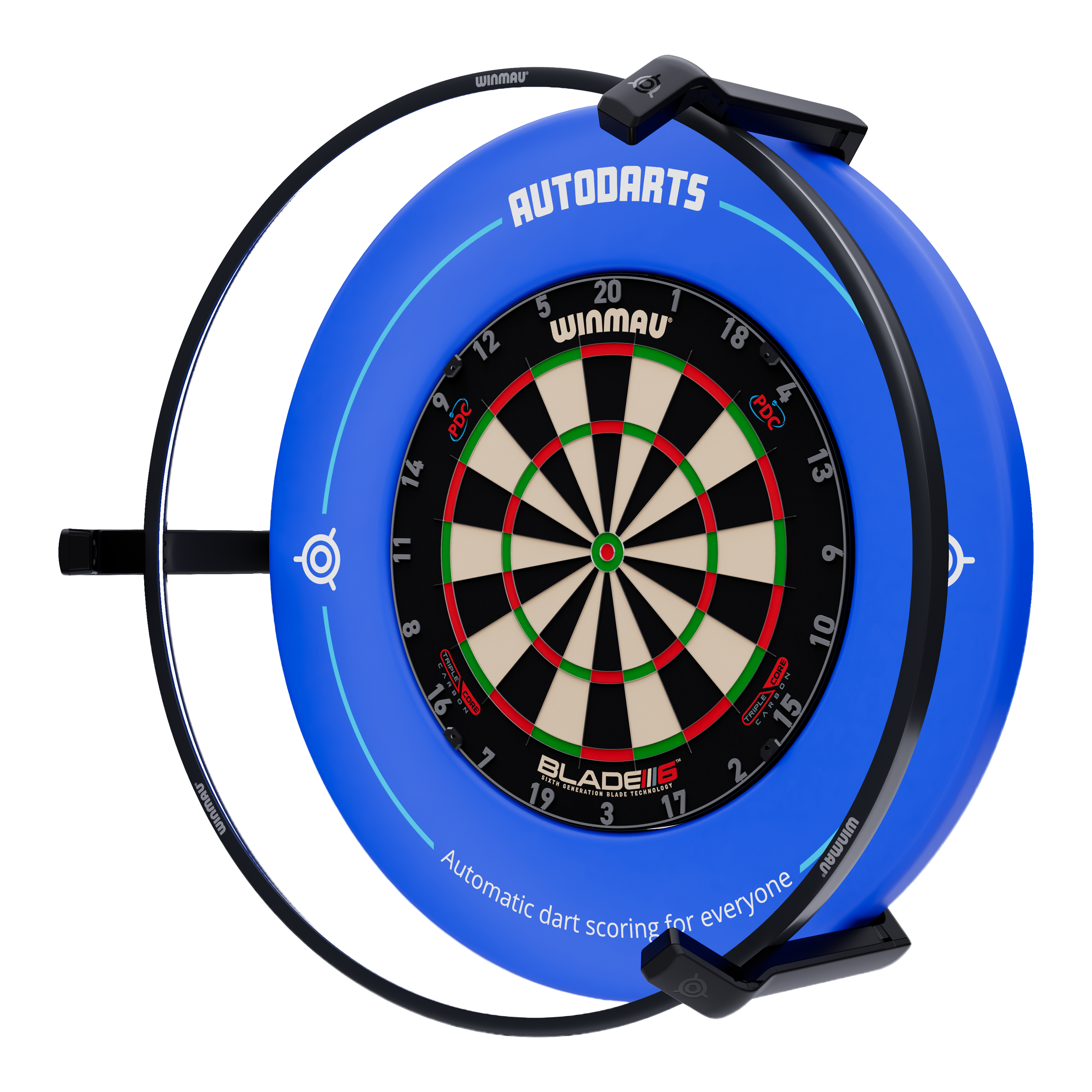Sistema de puntuación automática Autodarts Vantage Das Bild zeigt das Autodarts Vantage Auto-Scoring-System. Das Produkt ist nicht näher beschrieben.