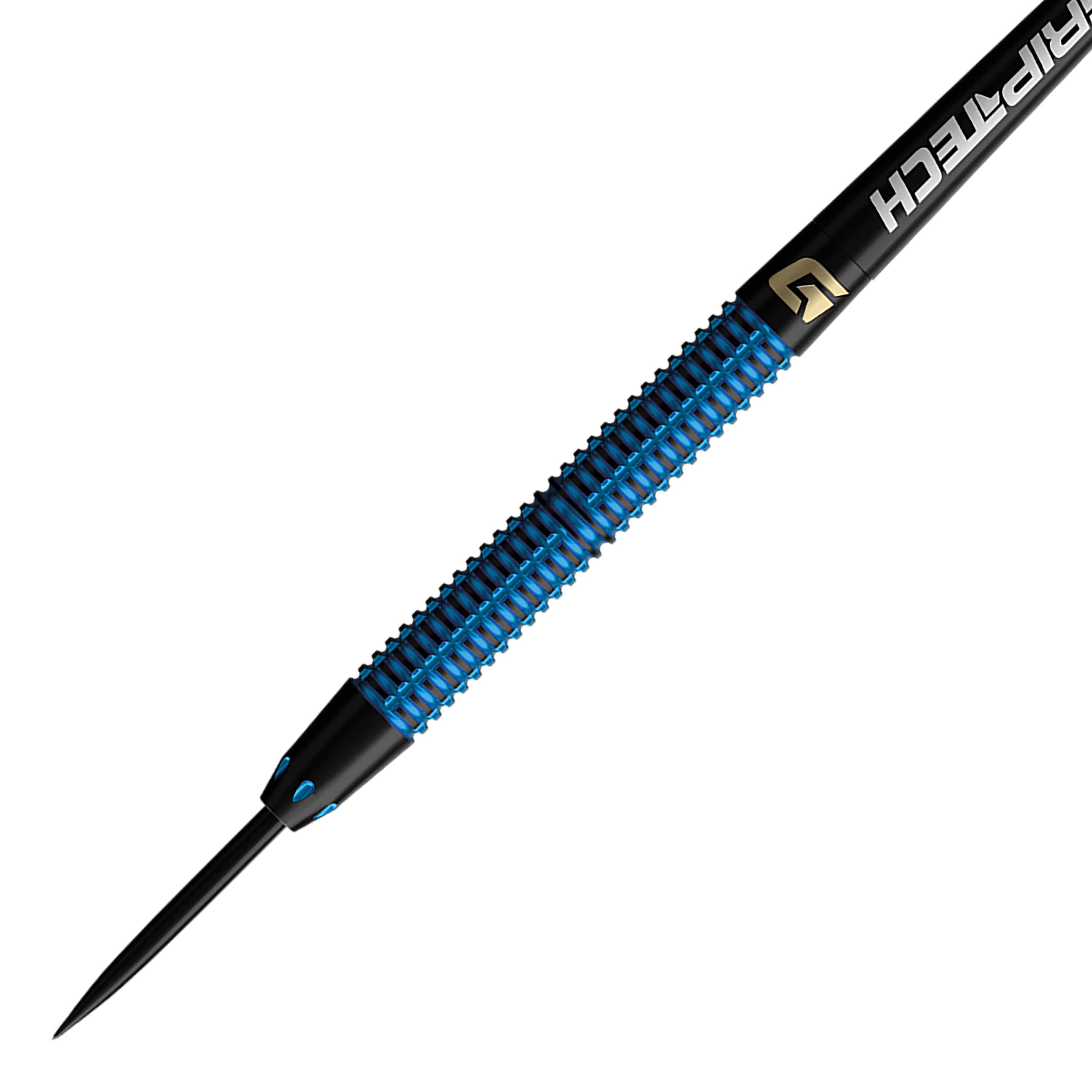 Dardos de acero de tungsteno azul GOAT Athlete Hier sieht man die GOAT Athlete Black Tungsten Steeldarts. Sie sind speziell für Dart-Enthusiasten entwickelt.