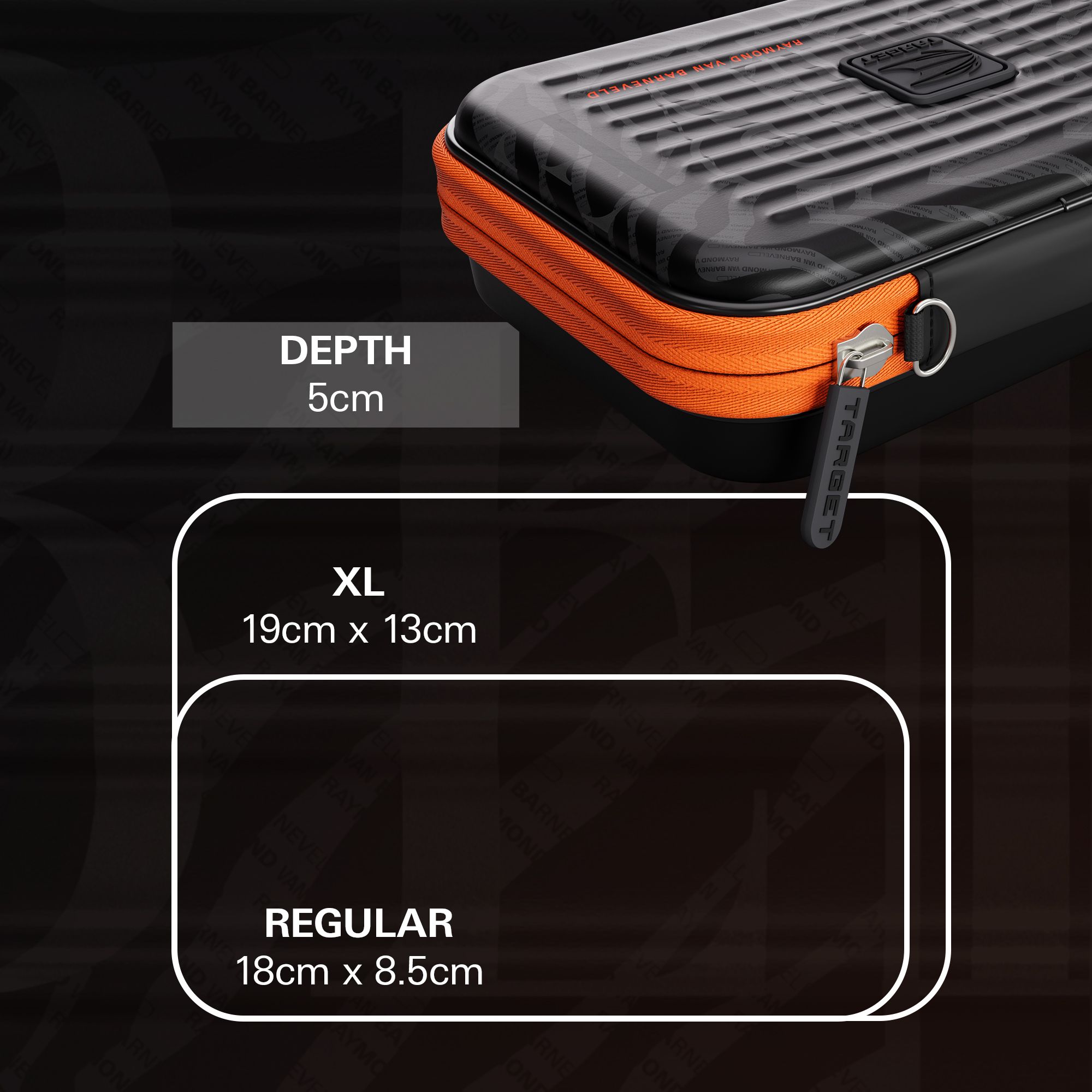 Estuche para dardos Takoma XL Ghost Series Raymond Van Barneveld Hier ist das Takoma XL Ghost Series Raymond Van Barneveld Dartcase abgebildet. Diese Darttasche trägt das Design des bekannten Dartspielers Raymond Van Barneveld.