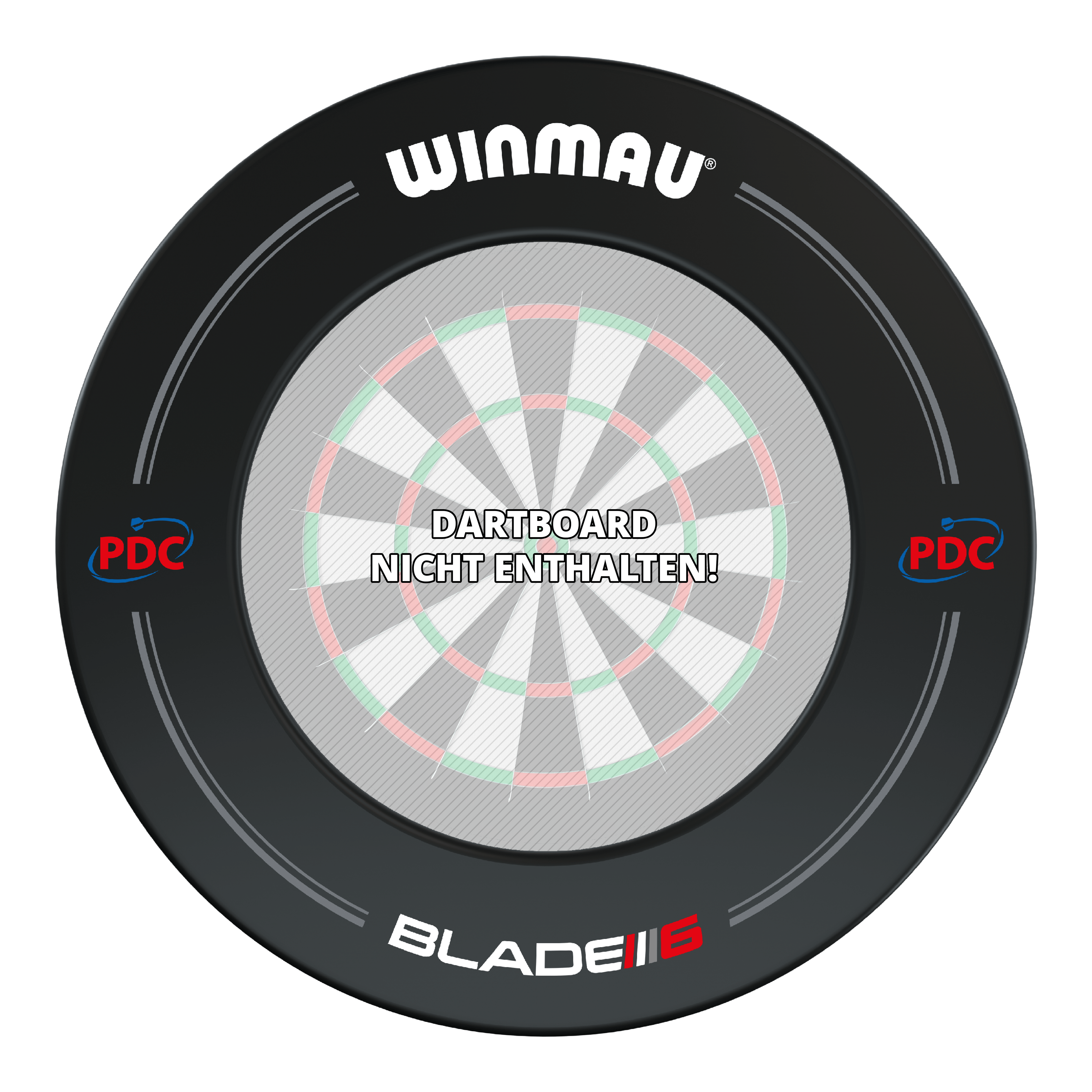 Borde de diana Winmau PDC - Negro