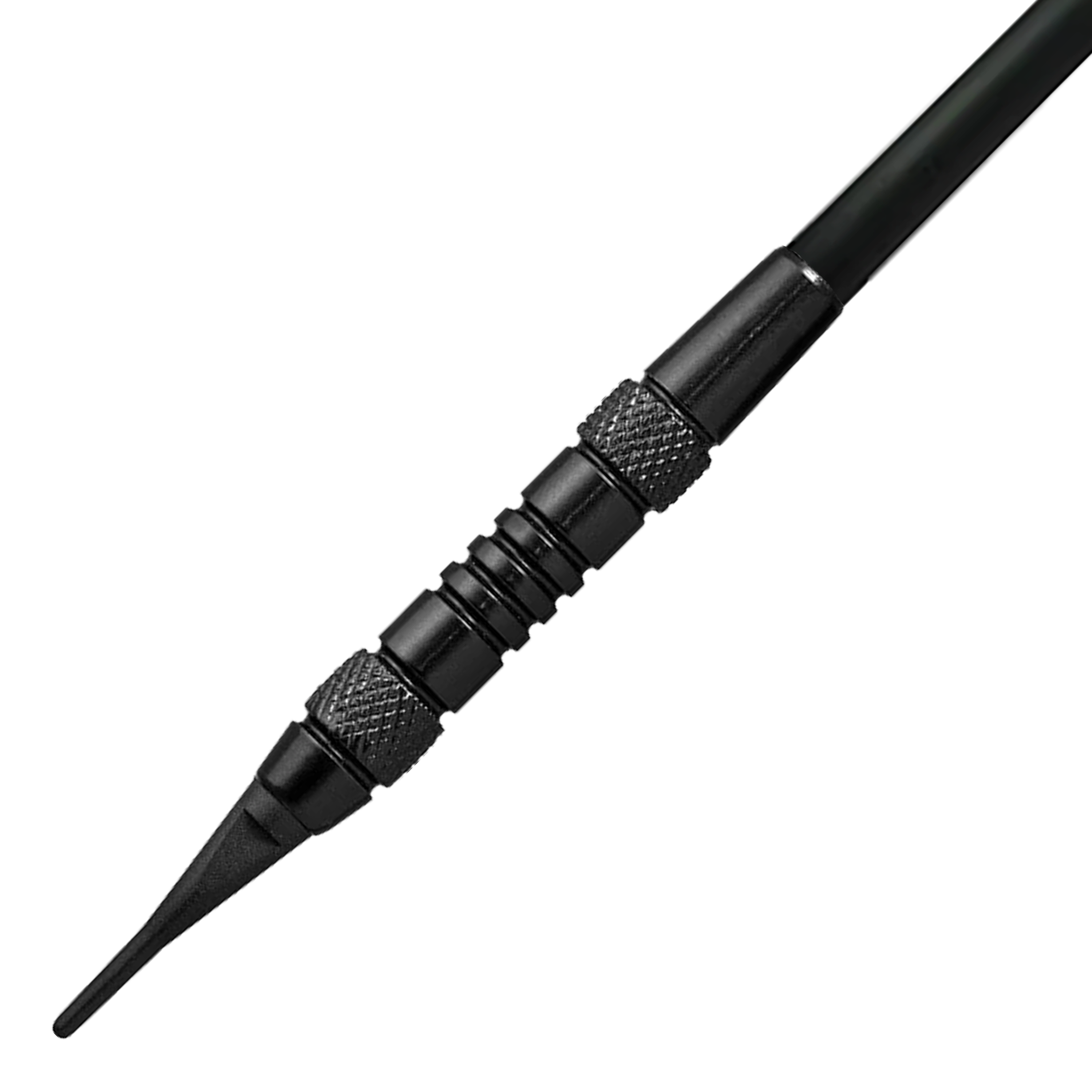 Zu sehen sind Bulls NL Thriller Black Brass Softdarts mit einem Gewicht von 18 Gramm. Die Darts eignen sich besonders für ambitionierte Softdartspieler.