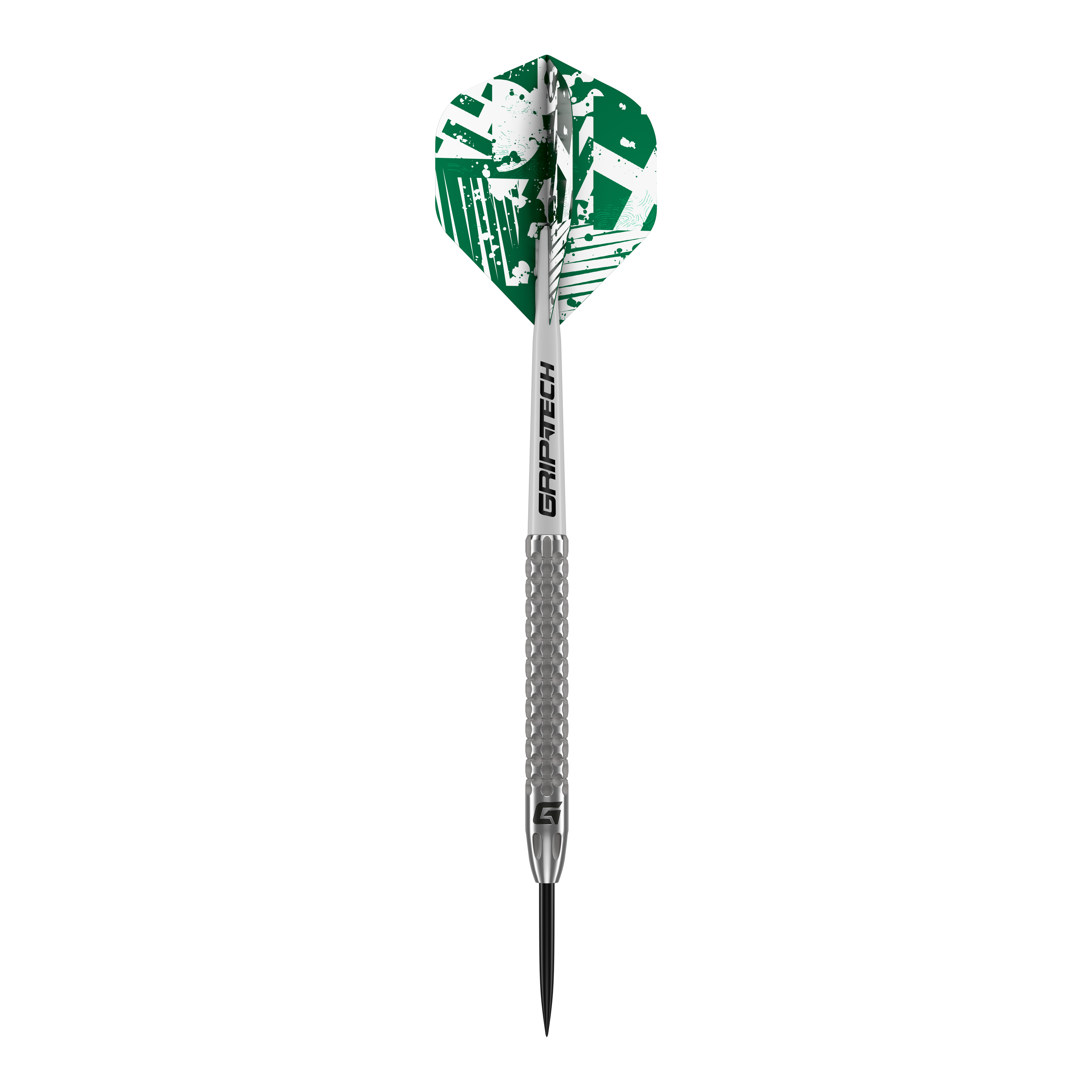 Dardos de acero de tungsteno GOAT Fairway V2 Ein GOAT Fairway V2 Tungsten Steeldart liegt zentral im Bild. Die Oberfläche ist glänzend.