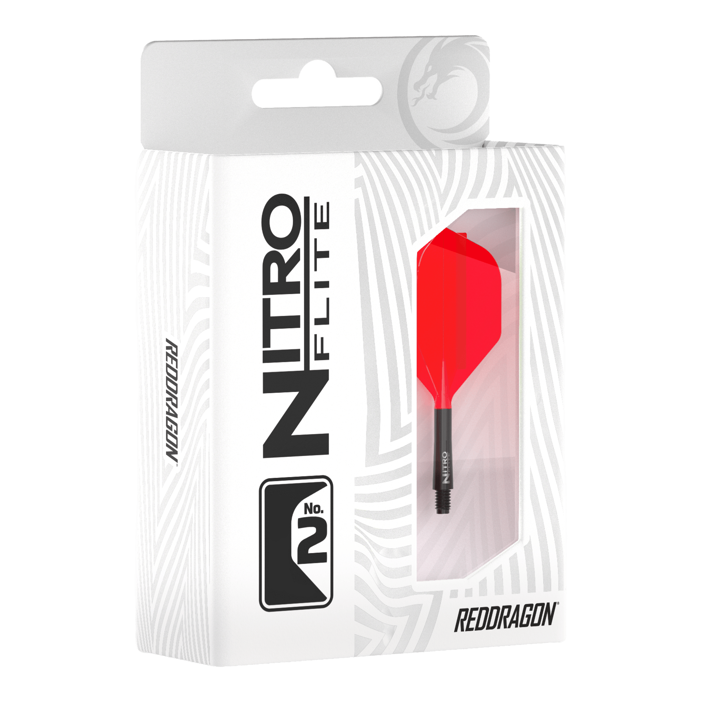 Red Dragon Nitroflite - Vuelo rojo con eje negro n.° 2 Abgebildet ist das Produkt Red Dragon Nitroflite - Black Shaft Red No2 Flights. Die Flights sind für Dartpfeile geeignet und haben schwarze und rote Farben.