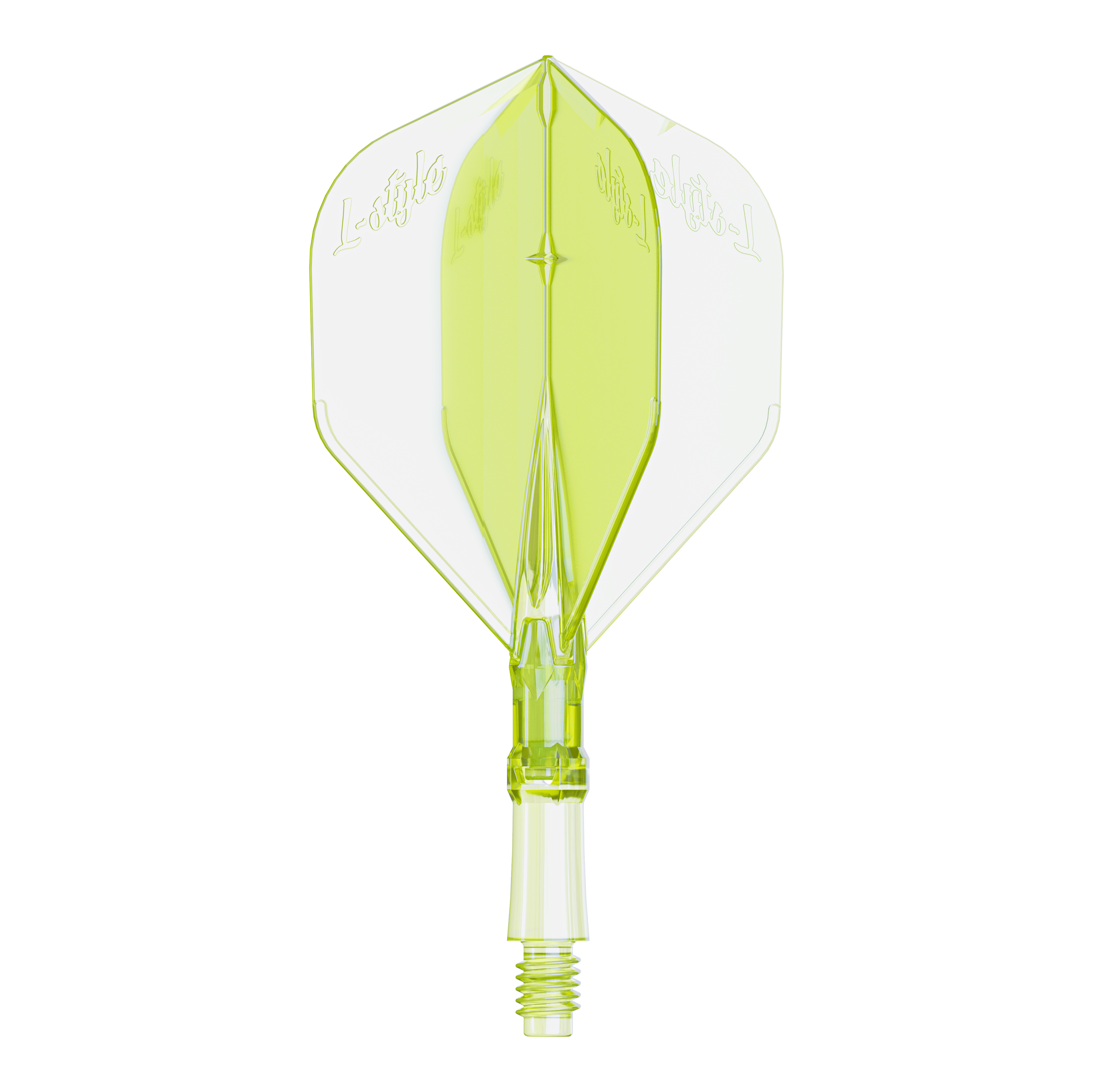 Vuelos L-Style L-System - Amarillo neón Kleine Dart-Flights in auffälligem Neongelb, vermutlich für das L-System. Diese Flights bieten eine auffällige Farbalternative für Darts.