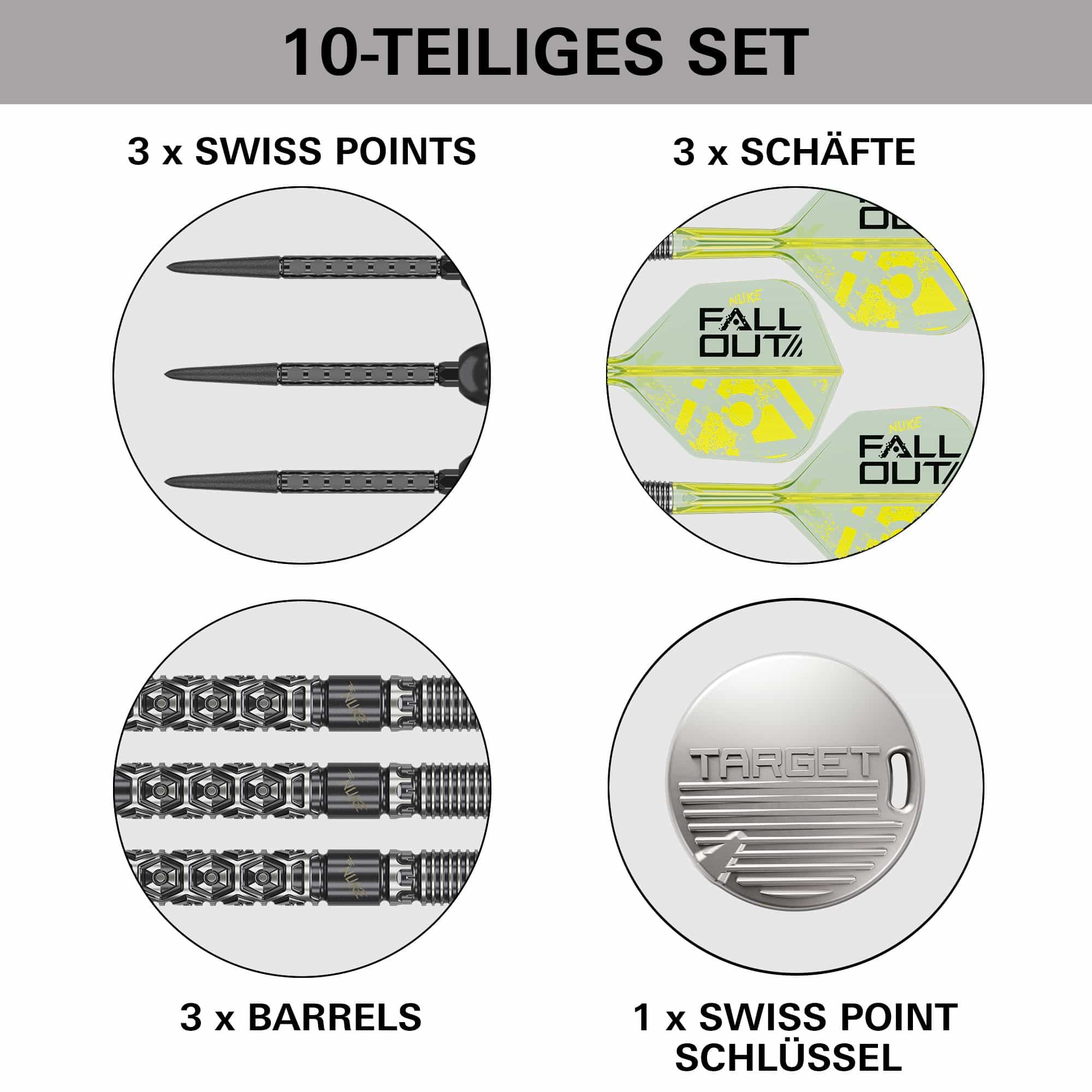 Target Luke Littler Bomba nuclear Fallout Swiss Points Steeldarts 