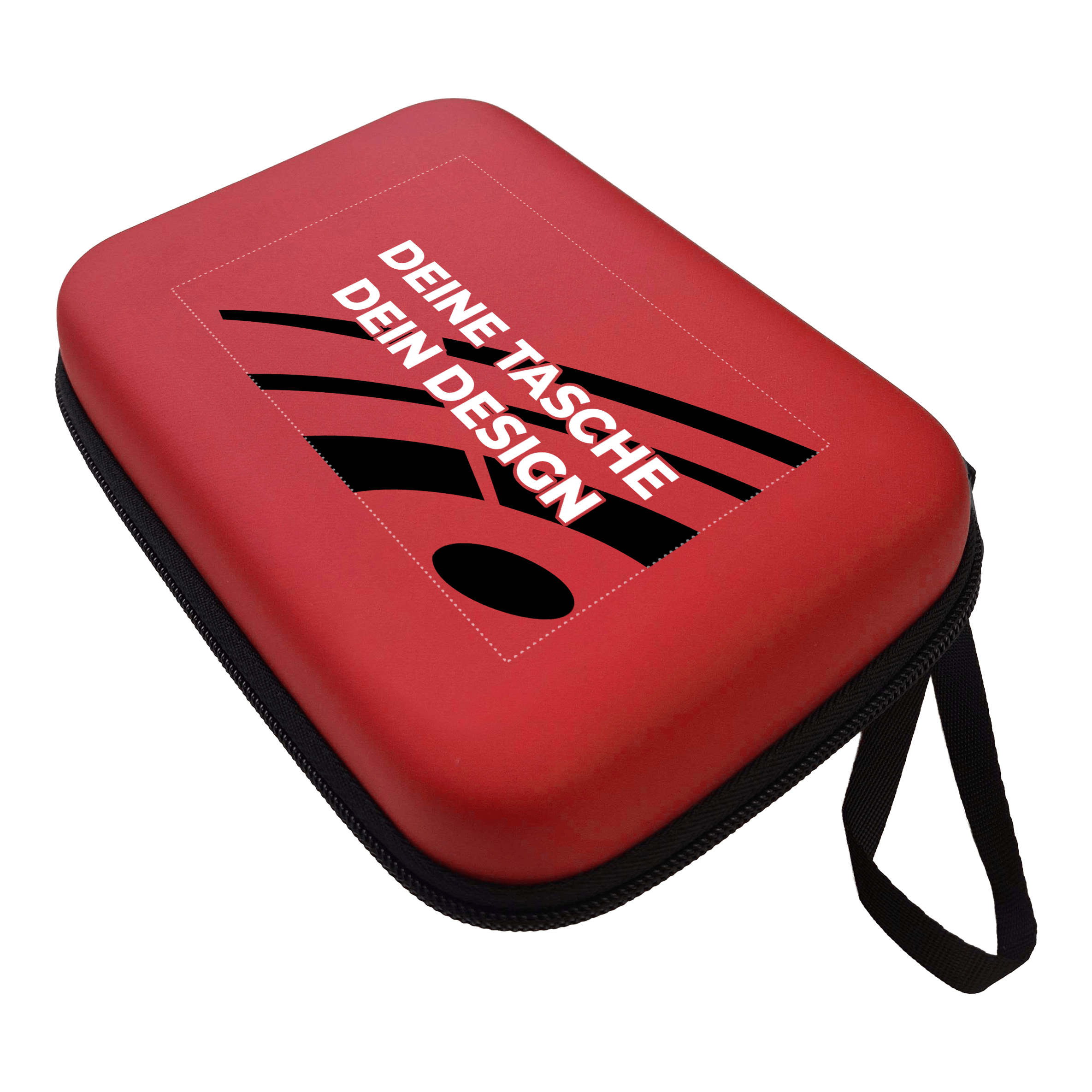 Estuche para dardos System-4 con tu diseño Das Foto zeigt ein Dartcase System 4 in Rot. Das Etui schützt und organisiert Dartpfeile und Zubehör.