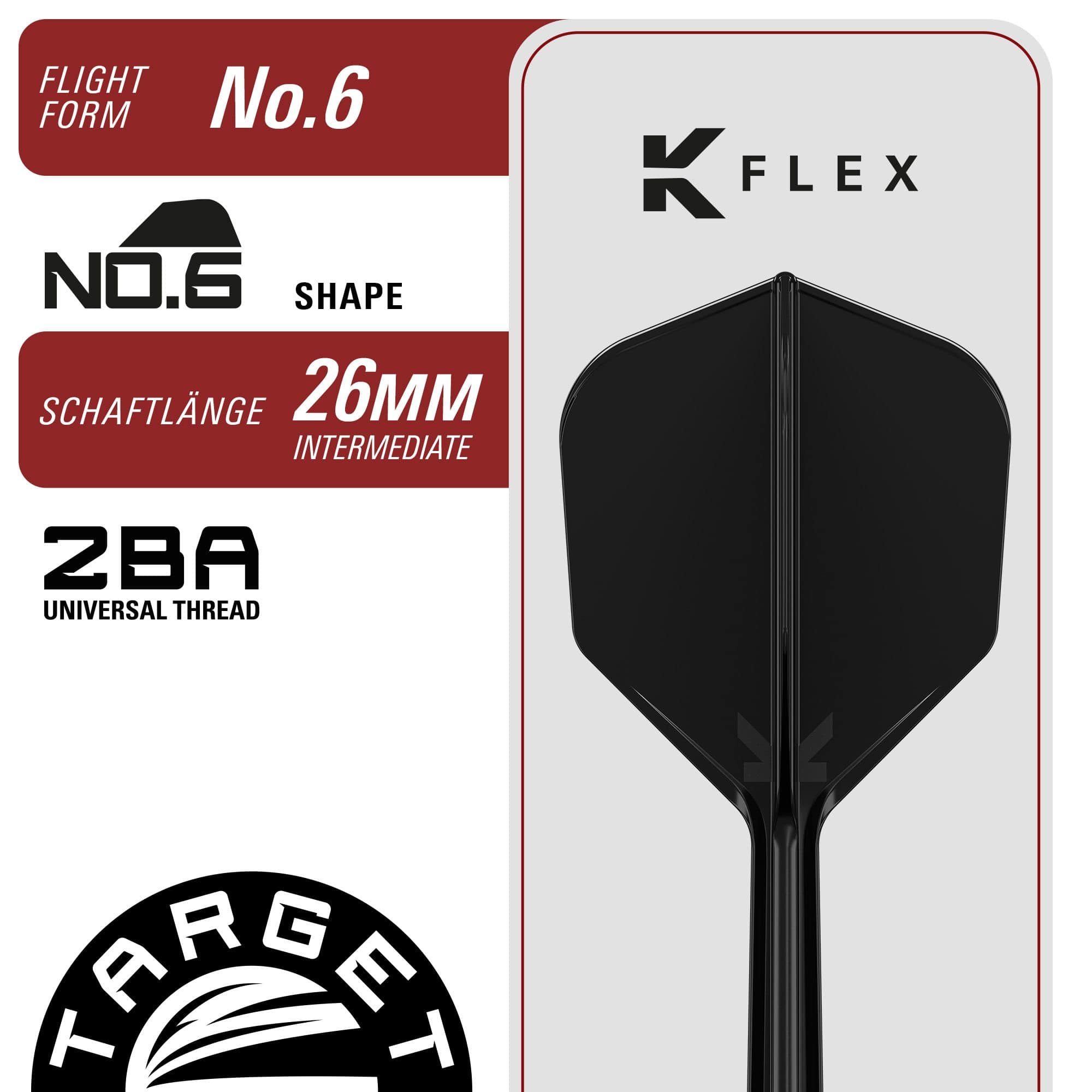 Die Target Black Marque Spinel Softdarts mit 21,5g sind abgebildet. Diese Darts bieten präzise Kontrolle beim Spiel.