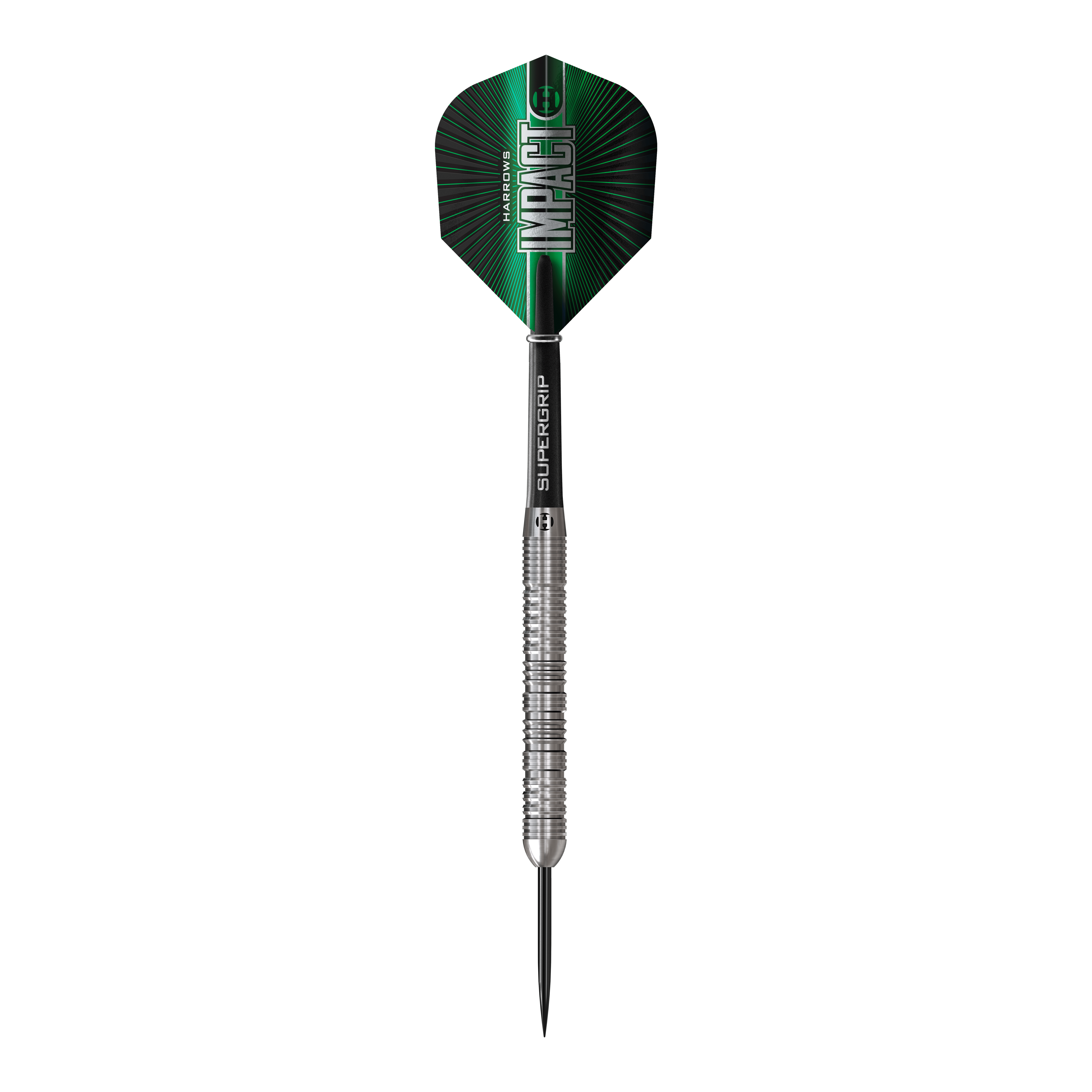 Dardos de acero de impacto Harrows Das Bild zeigt Harrows Impact Steeldarts. Die Darts sind modern gestaltet und für Steeldart-Wettkämpfe geeignet.