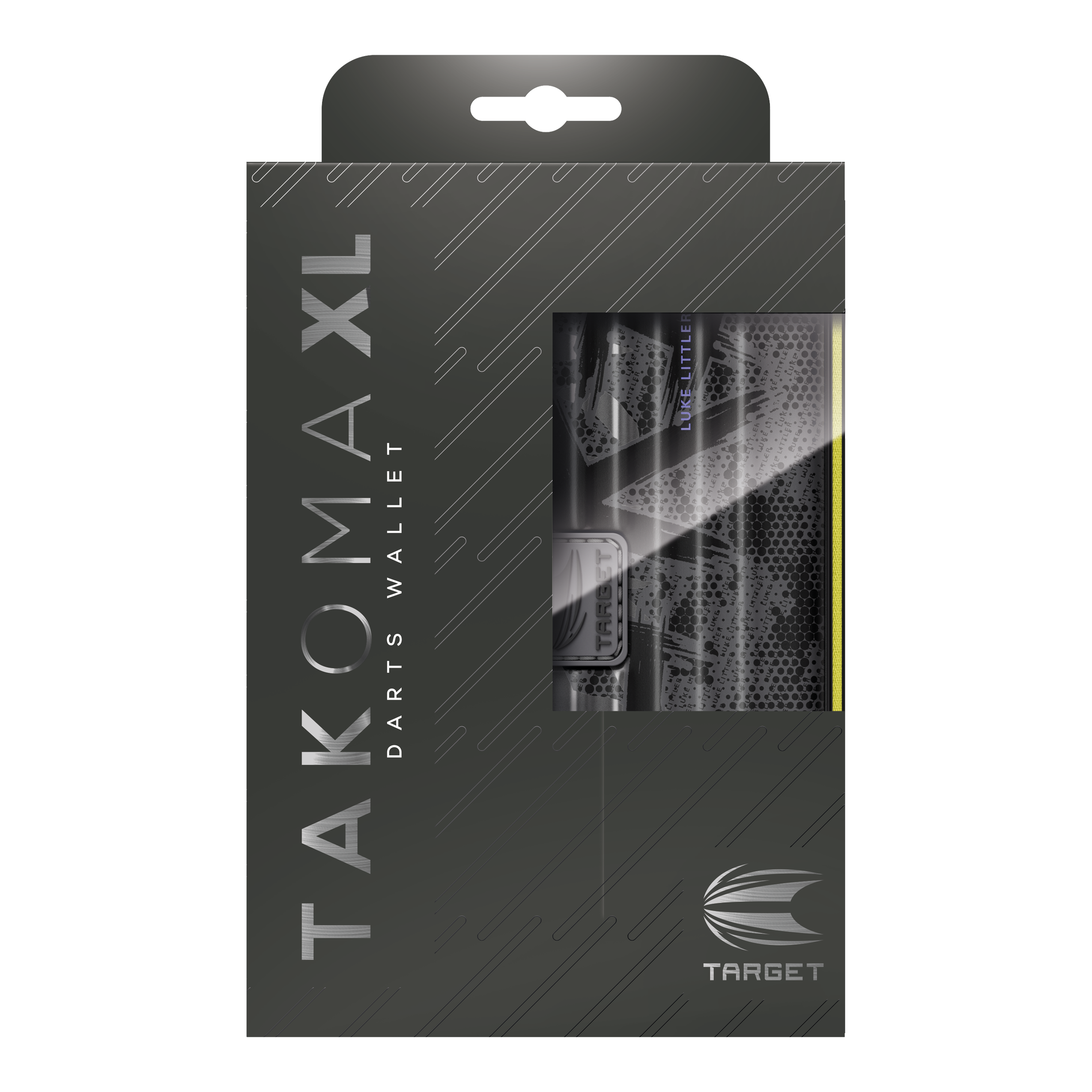Estuche para dardos Takoma XL Ghost Series Luke Littler Dieses Bild stellt das Takoma XL Ghost Series Luke Littler Dartcase dar. Es handelt sich um ein extra großes Dartcase für Darts und Zubehör.
