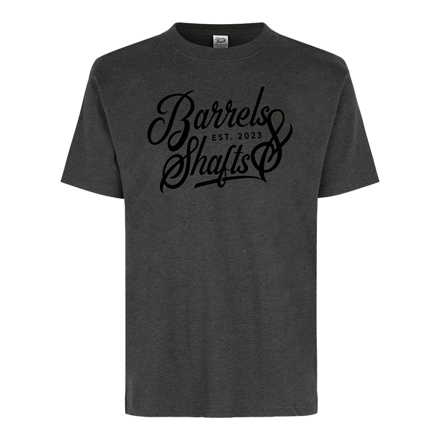 Camiseta Barrels and Shafts - Gris Grafito