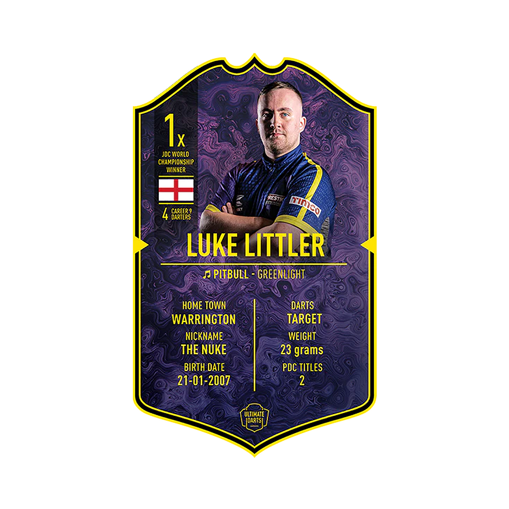 Tarjeta de dardos definitiva - Luke Littler