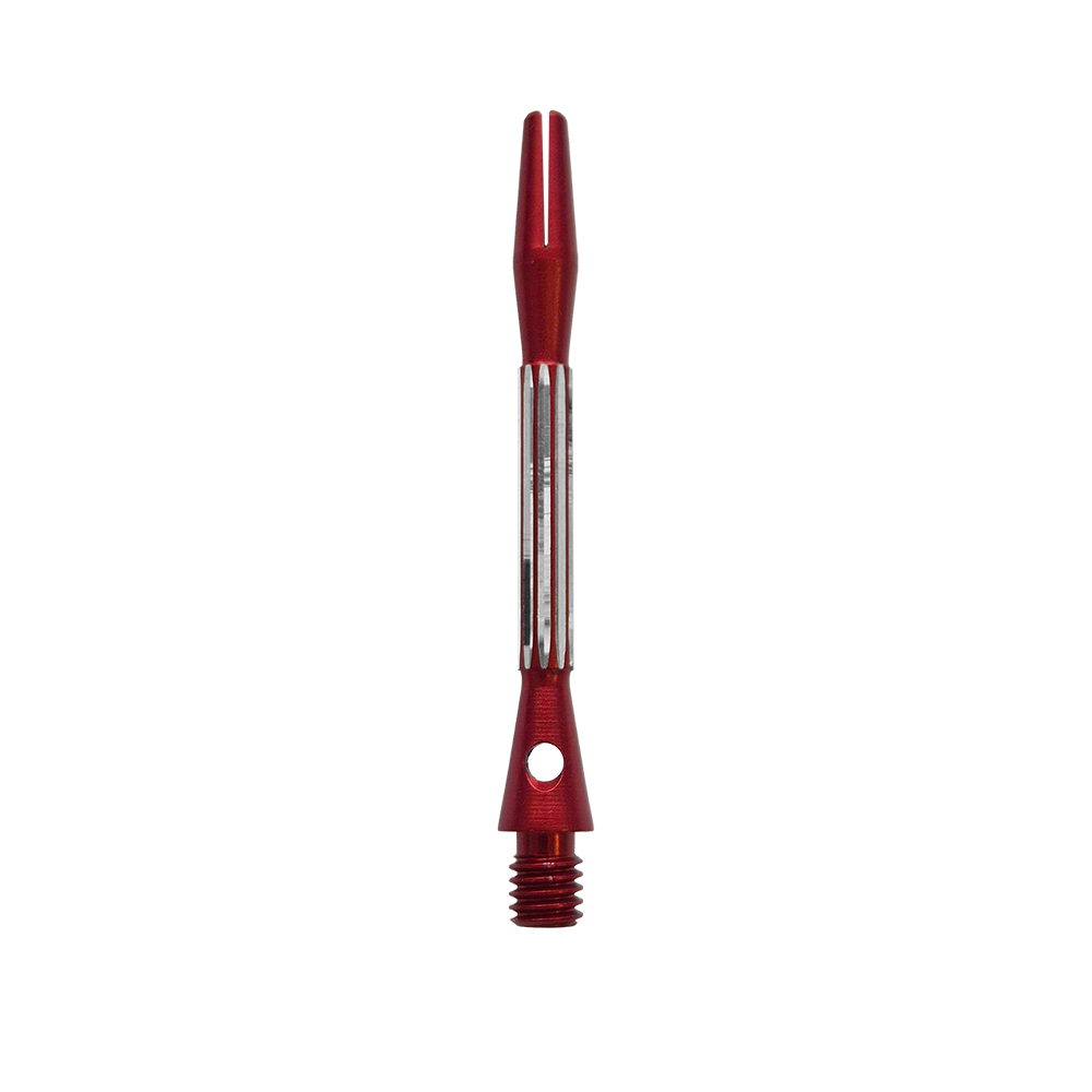 Ejes de aluminio Bulls NL Flash 2 - Rojo - 46 mm Das Foto zeigt die Bulls NL Flash 2 Aluminium Shafts in Rot, 46 mm lang. Die Shafts sorgen für mehr Haltbarkeit bei Dartpfeilen.