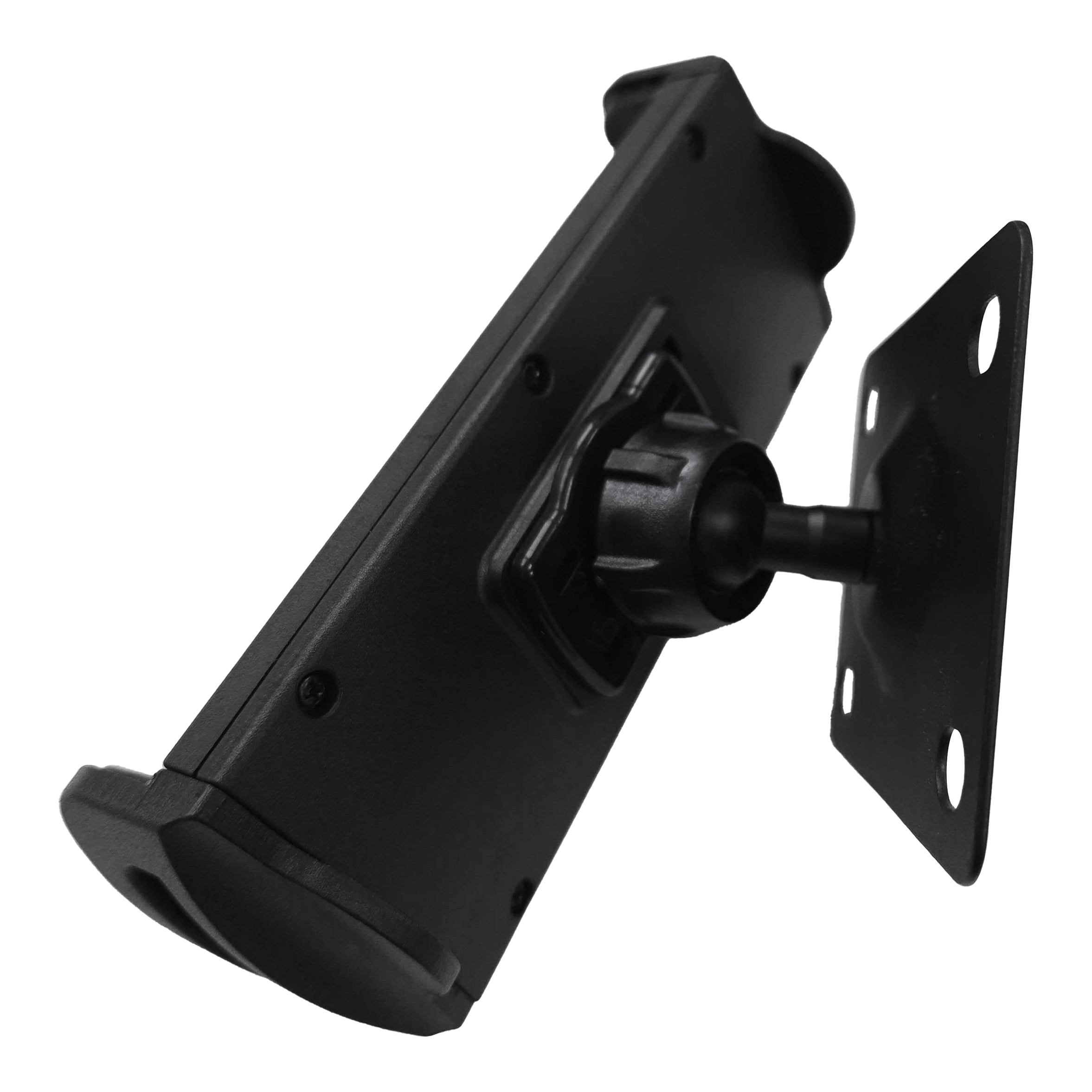 Soporte de pared para tablet McDart TABSteady Die Abbildung zeigt die McDart TABSteady Tablet Wandhalterung. Sie besteht aus robustem Material und ermöglicht die sichere Befestigung eines Tablets an der Wand.