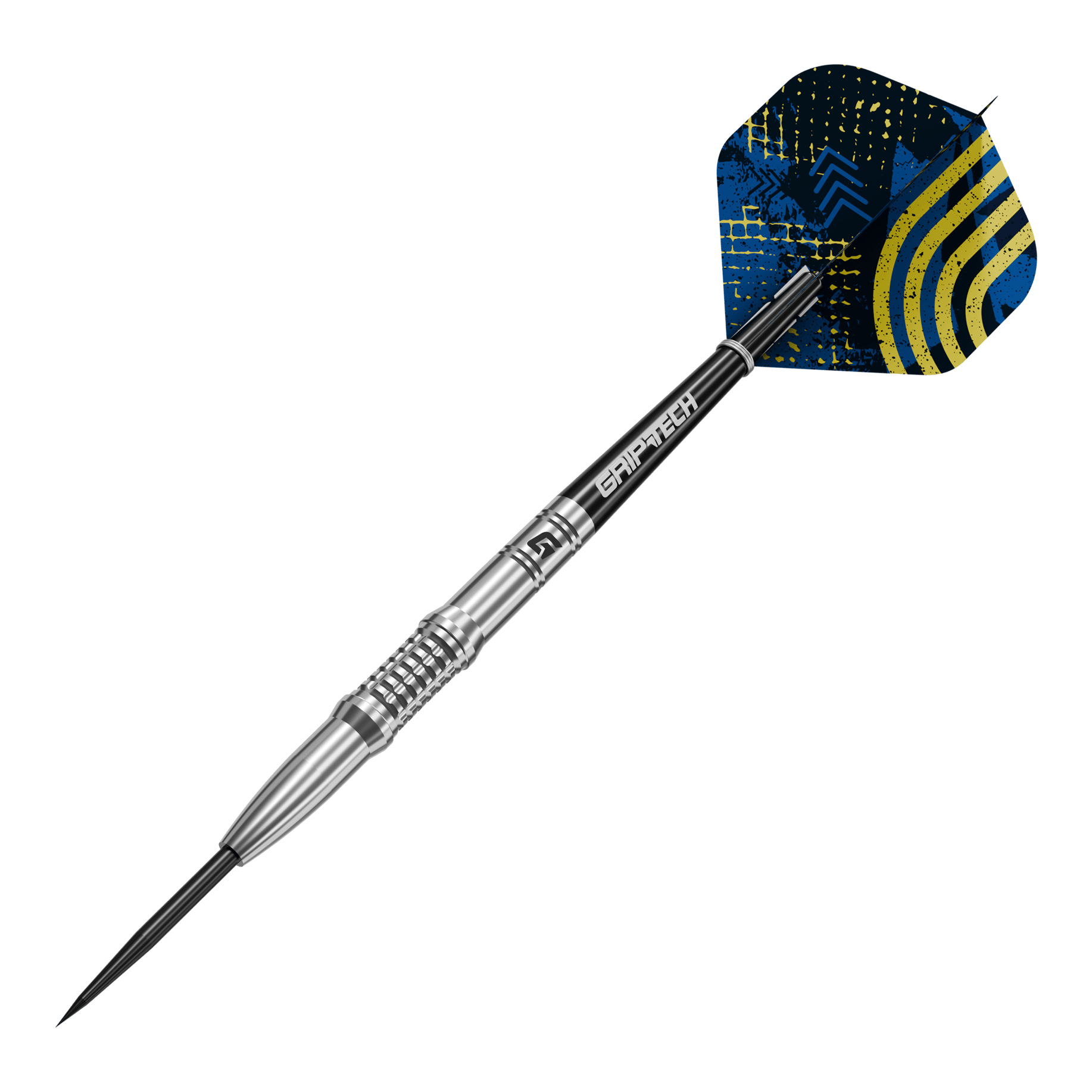 Dardos de acero GOAT Javelin Abgebildet ist das Produkt 'GOAT Javelin Tungsten Steeldarts'. Es handelt sich um hochwertige Steeldarts aus Tungsten.